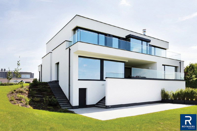 Aliuminio profiliai gyvenamųjų namų fasadams